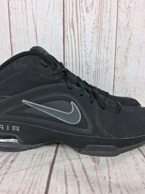 Nike Air Visi Pro 3 Basketball Sneakers Mens Size 10 Black Shoes